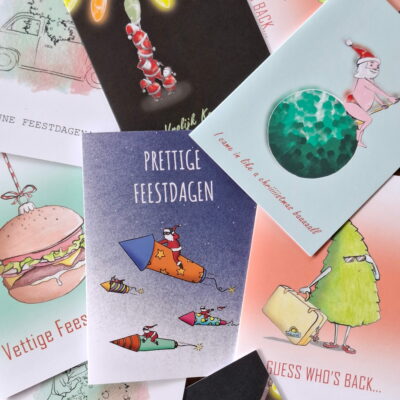 Set kerstkaarten